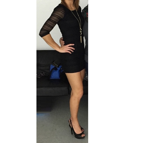 Forever 21 Black Lace Mini Dress - Picture 6 of 7